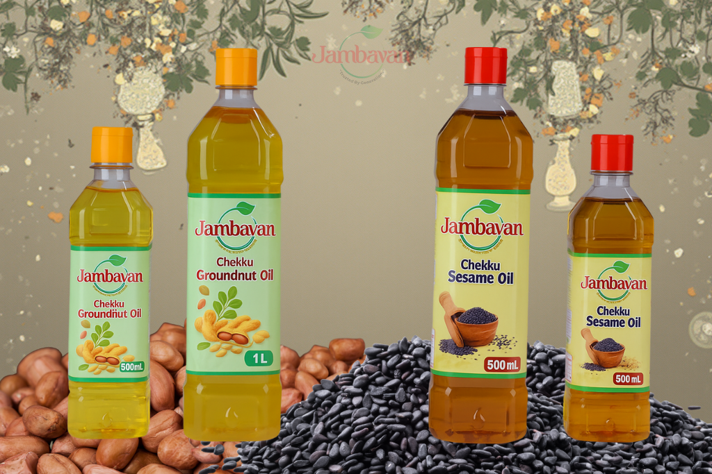 Wooden Chekku Oil Process